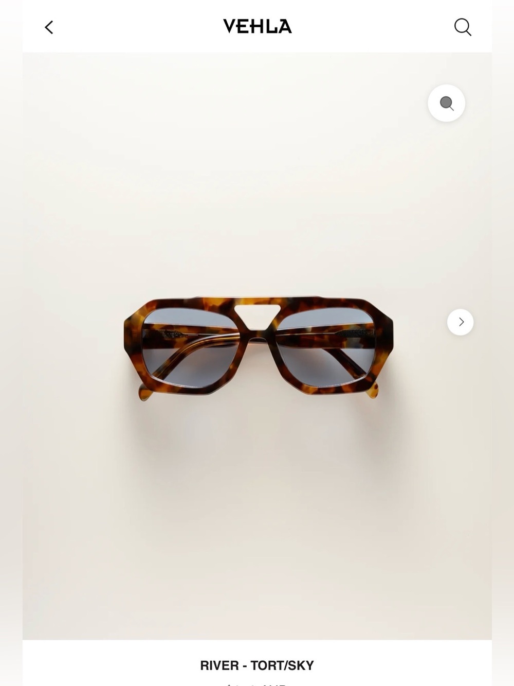 VEHLA Brown Tortoiseshell Women’s Geometric Sunglasses - Brand New